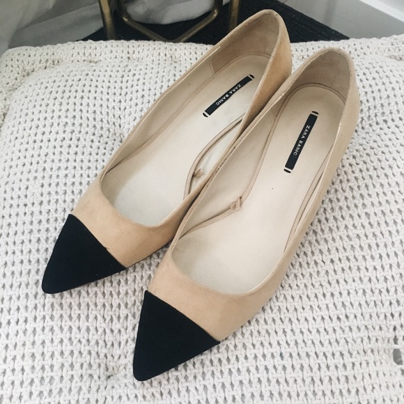 chanel inspired shoes zara